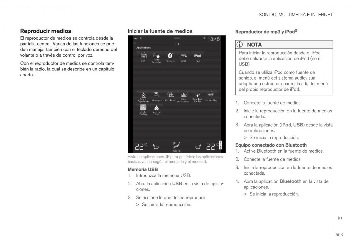 Volvo XC40 manual del propietario / page 505