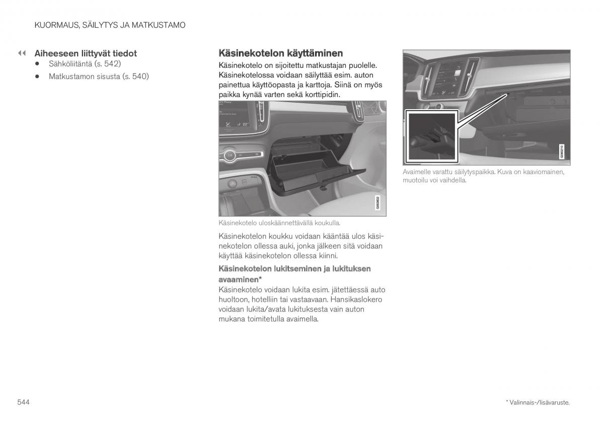 Volvo XC40 omistajan kasikirja / page 546