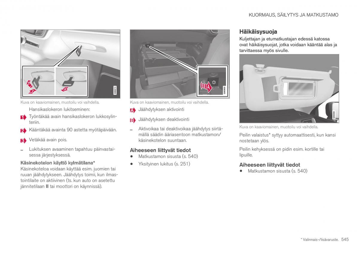 Volvo XC40 omistajan kasikirja / page 547