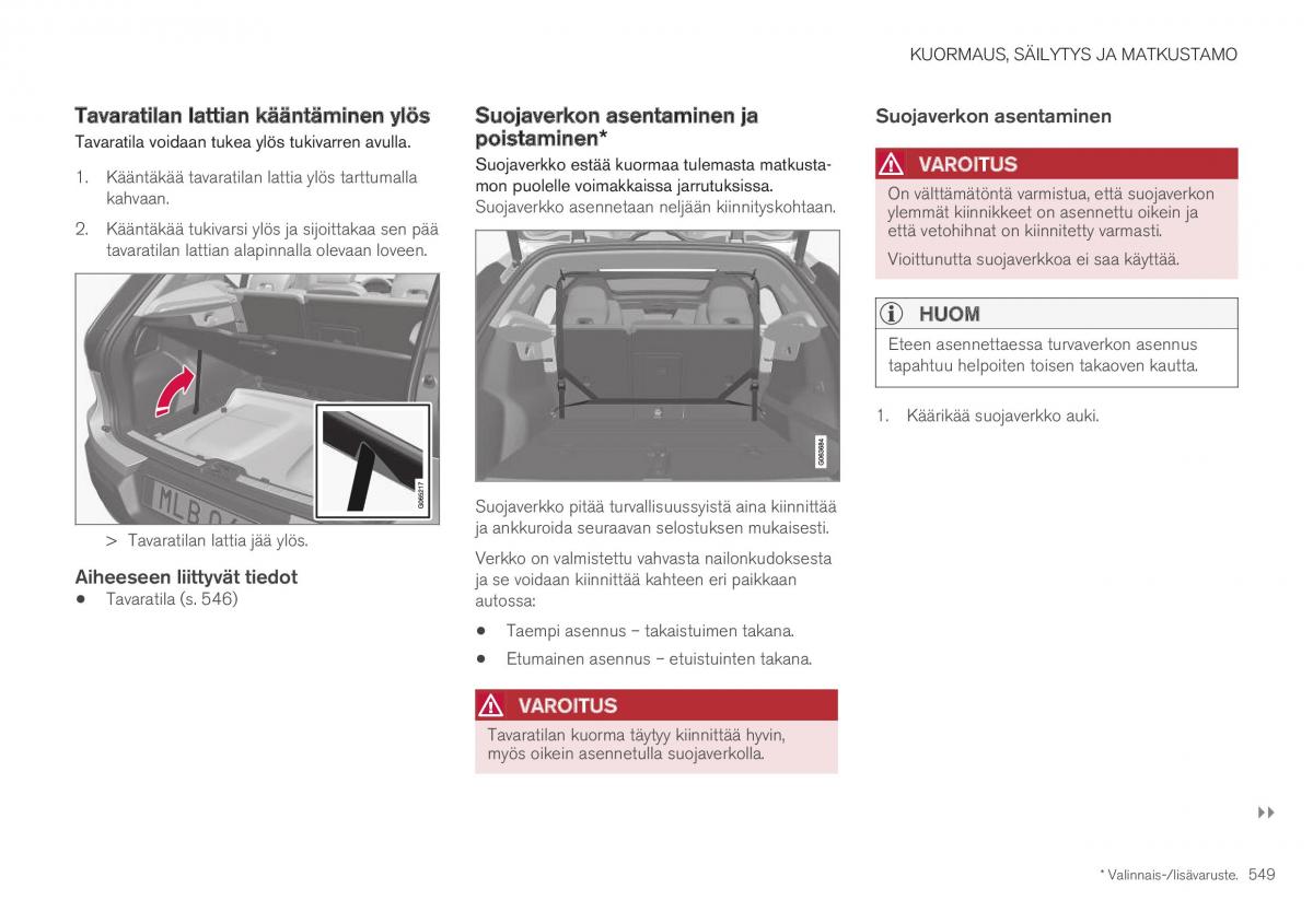 Volvo XC40 omistajan kasikirja / page 551