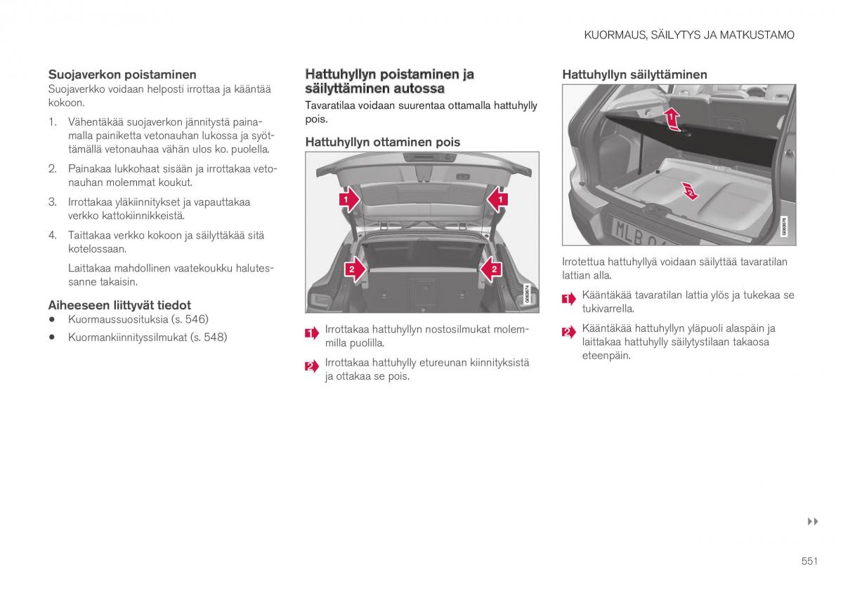 Volvo XC40 omistajan kasikirja / page 553