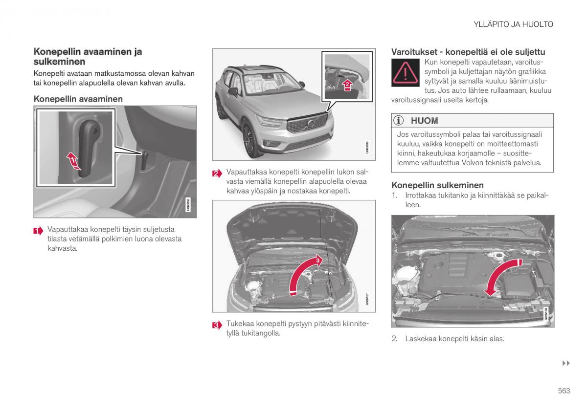 Volvo XC40 omistajan kasikirja / page 565