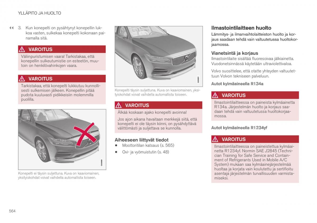 Volvo XC40 omistajan kasikirja / page 566