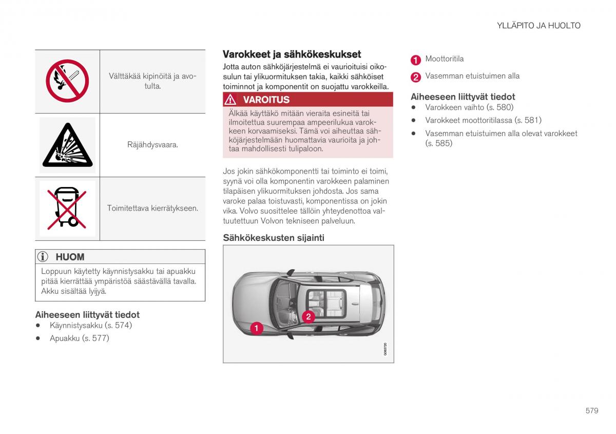 Volvo XC40 omistajan kasikirja / page 581