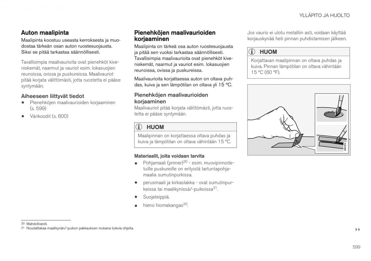 Volvo XC40 omistajan kasikirja / page 601