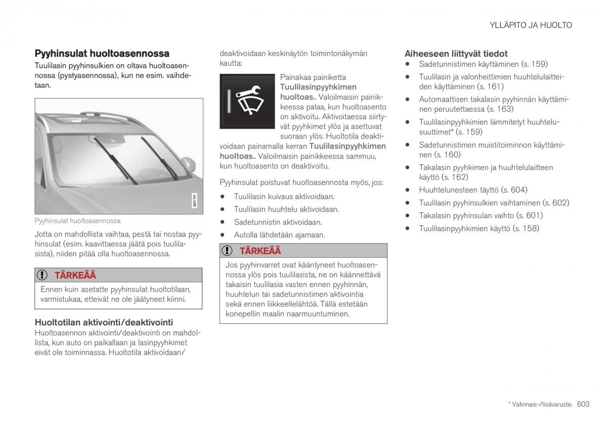 Volvo XC40 omistajan kasikirja / page 605