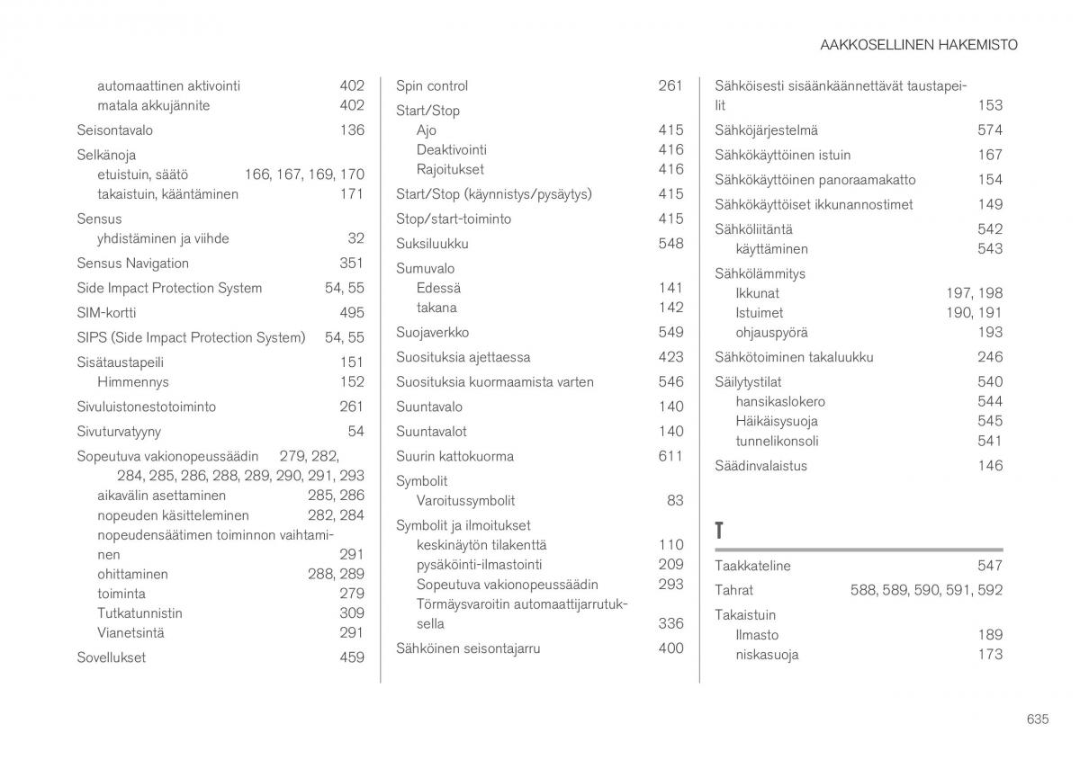 Volvo XC40 omistajan kasikirja / page 637