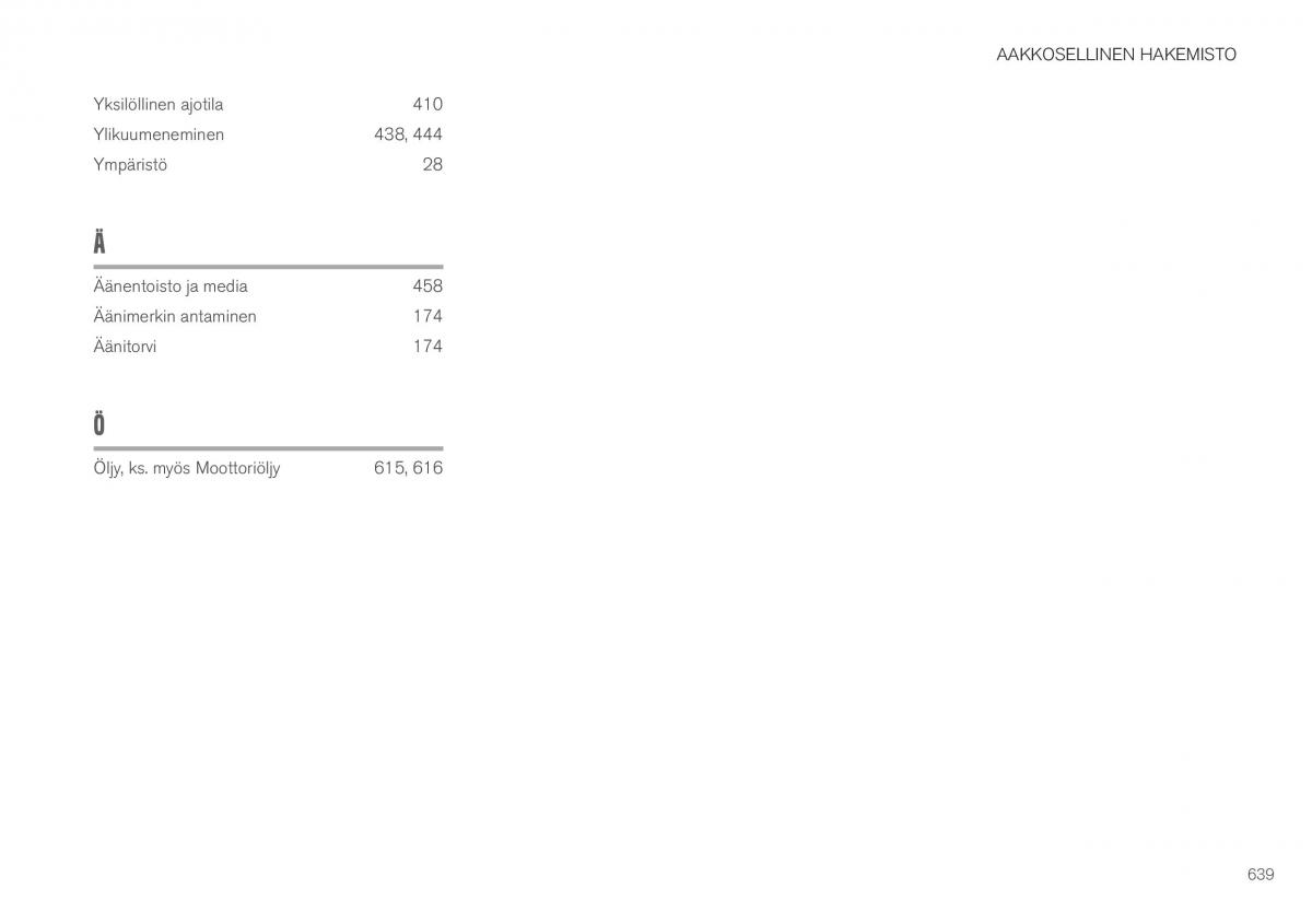 Volvo XC40 omistajan kasikirja / page 641