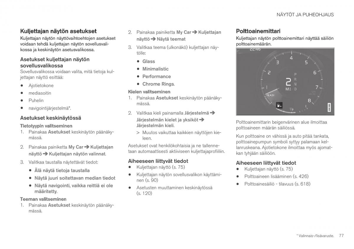 Volvo XC40 omistajan kasikirja / page 79