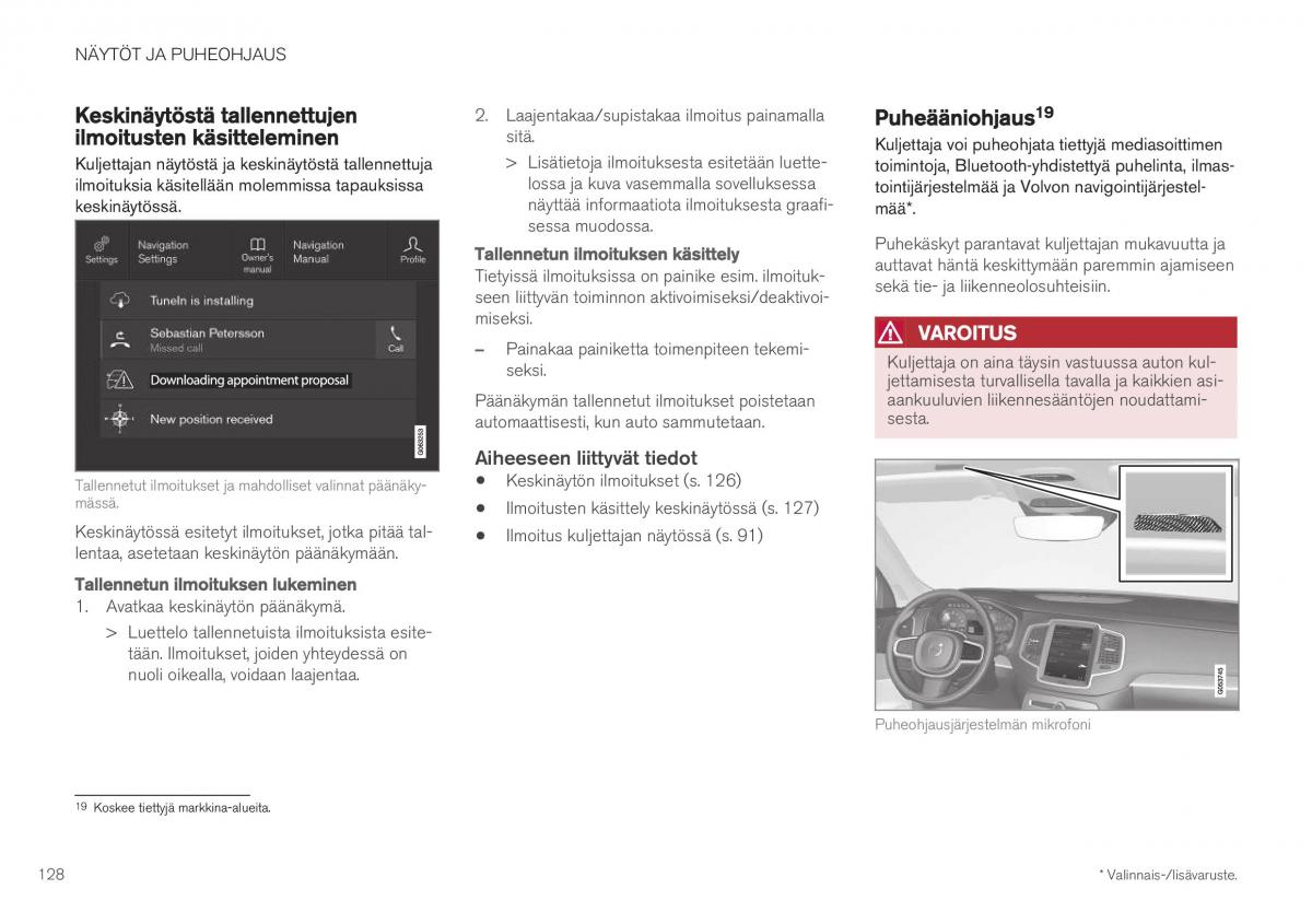 Volvo XC40 omistajan kasikirja / page 130