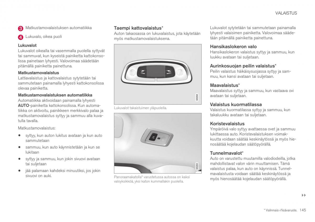 Volvo XC40 omistajan kasikirja / page 147