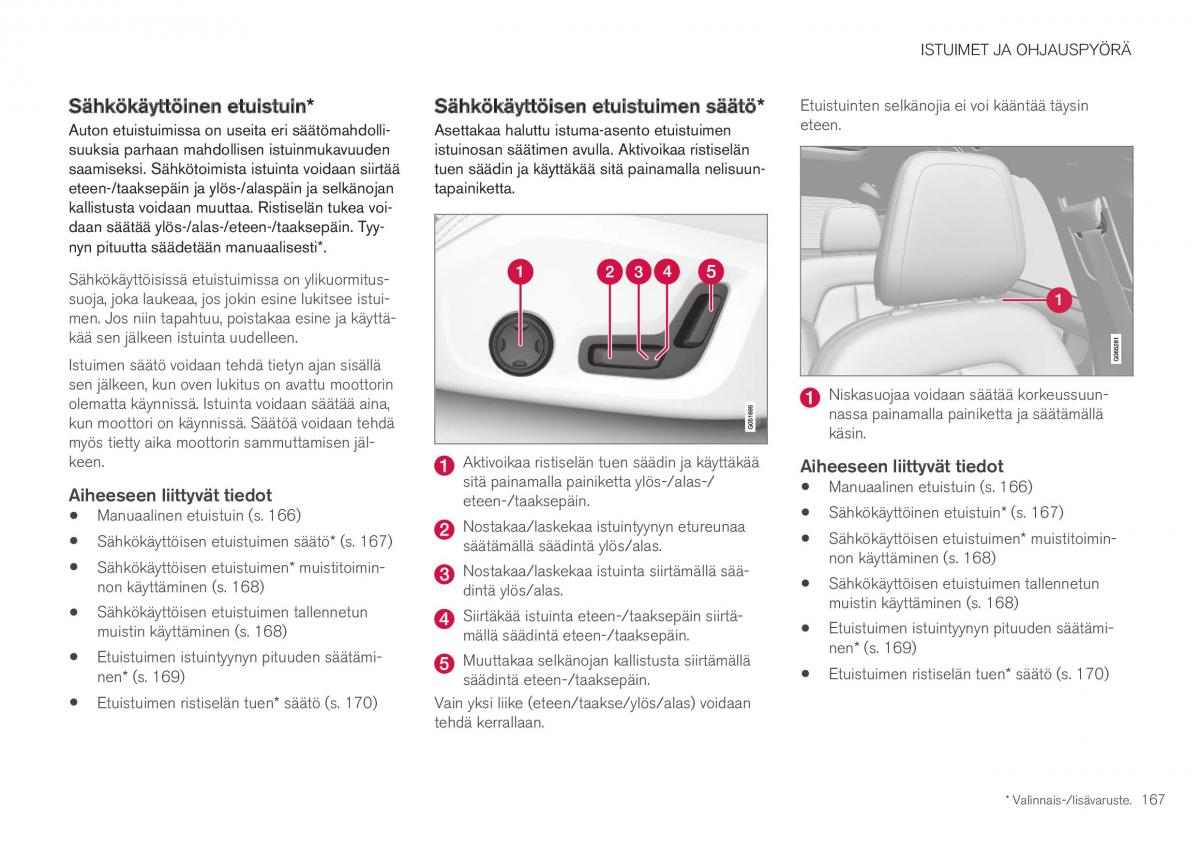 Volvo XC40 omistajan kasikirja / page 169