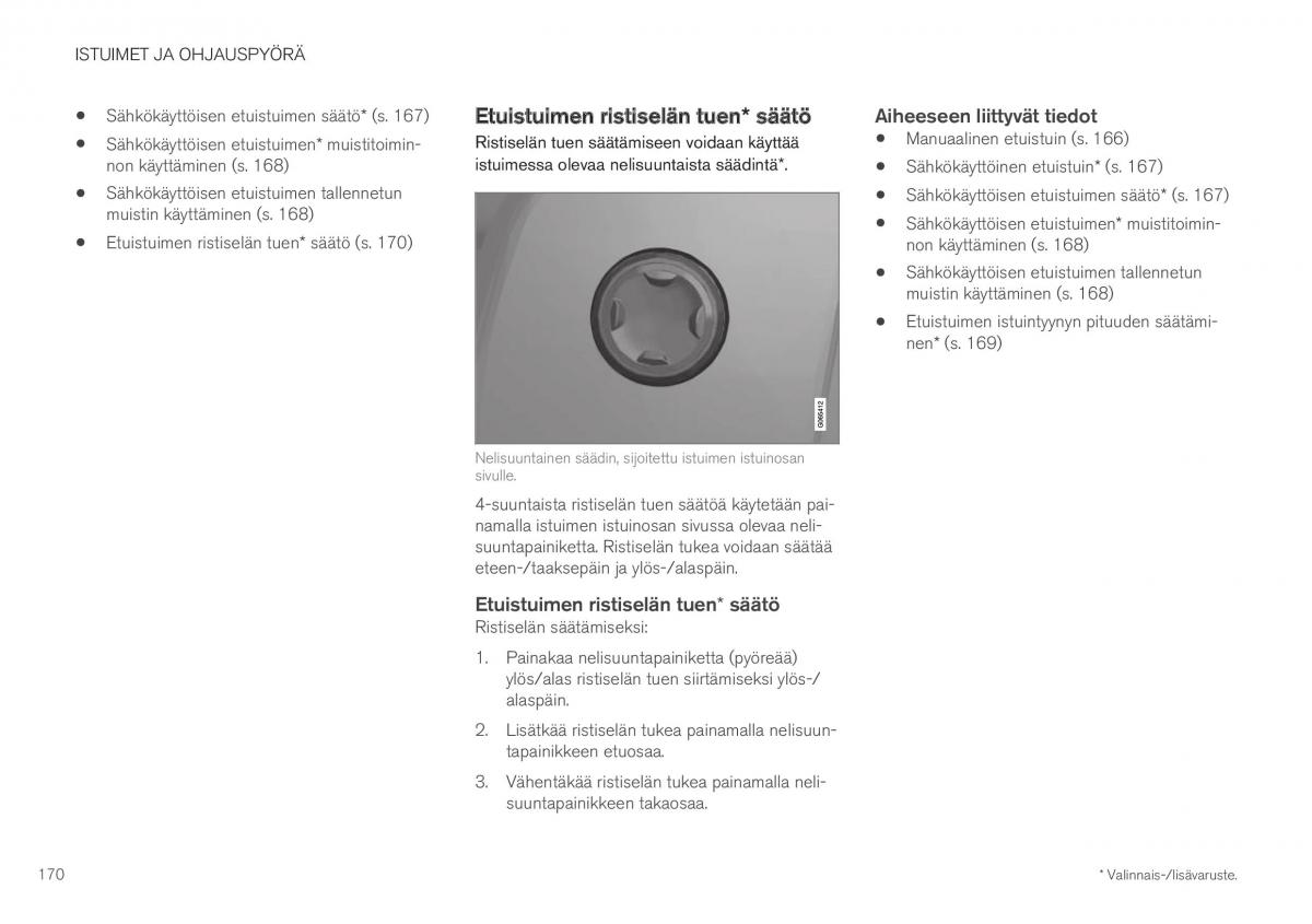 Volvo XC40 omistajan kasikirja / page 172