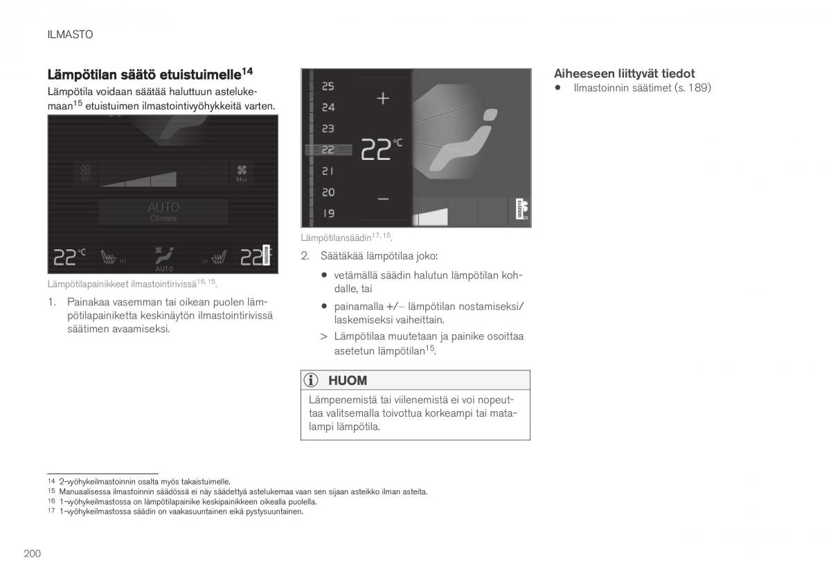 Volvo XC40 omistajan kasikirja / page 202