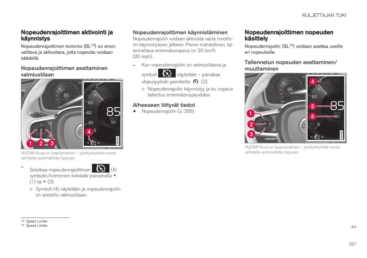 Volvo XC40 omistajan kasikirja / page 269