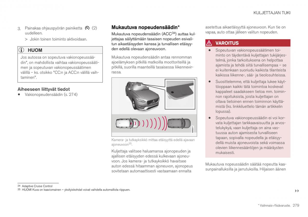 Volvo XC40 omistajan kasikirja / page 281