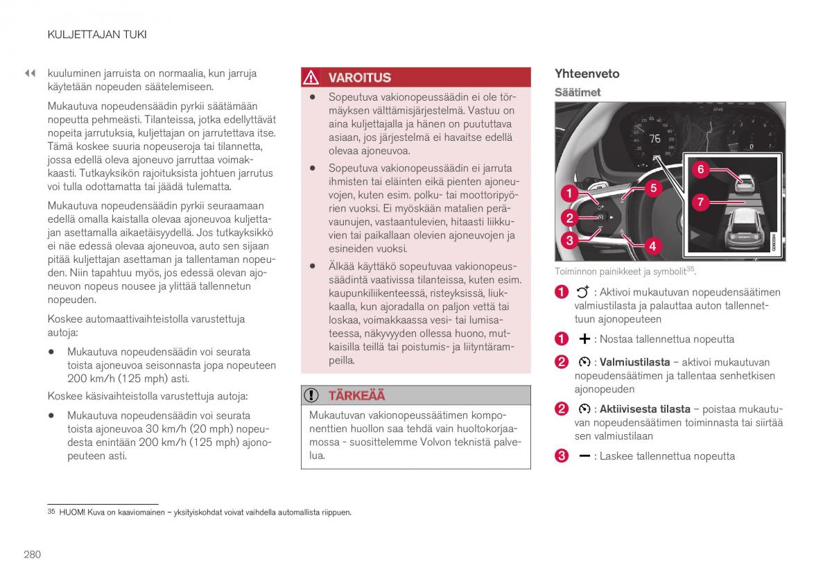 Volvo XC40 omistajan kasikirja / page 282