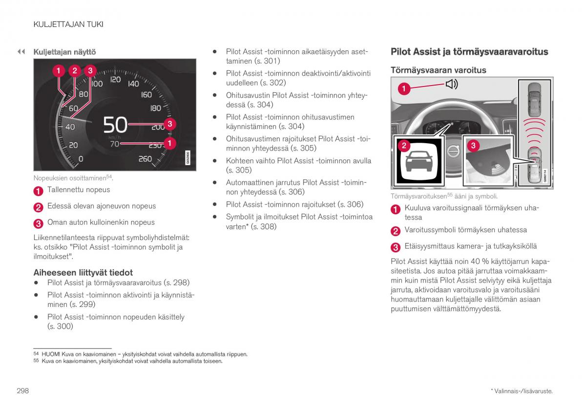 Volvo XC40 omistajan kasikirja / page 300