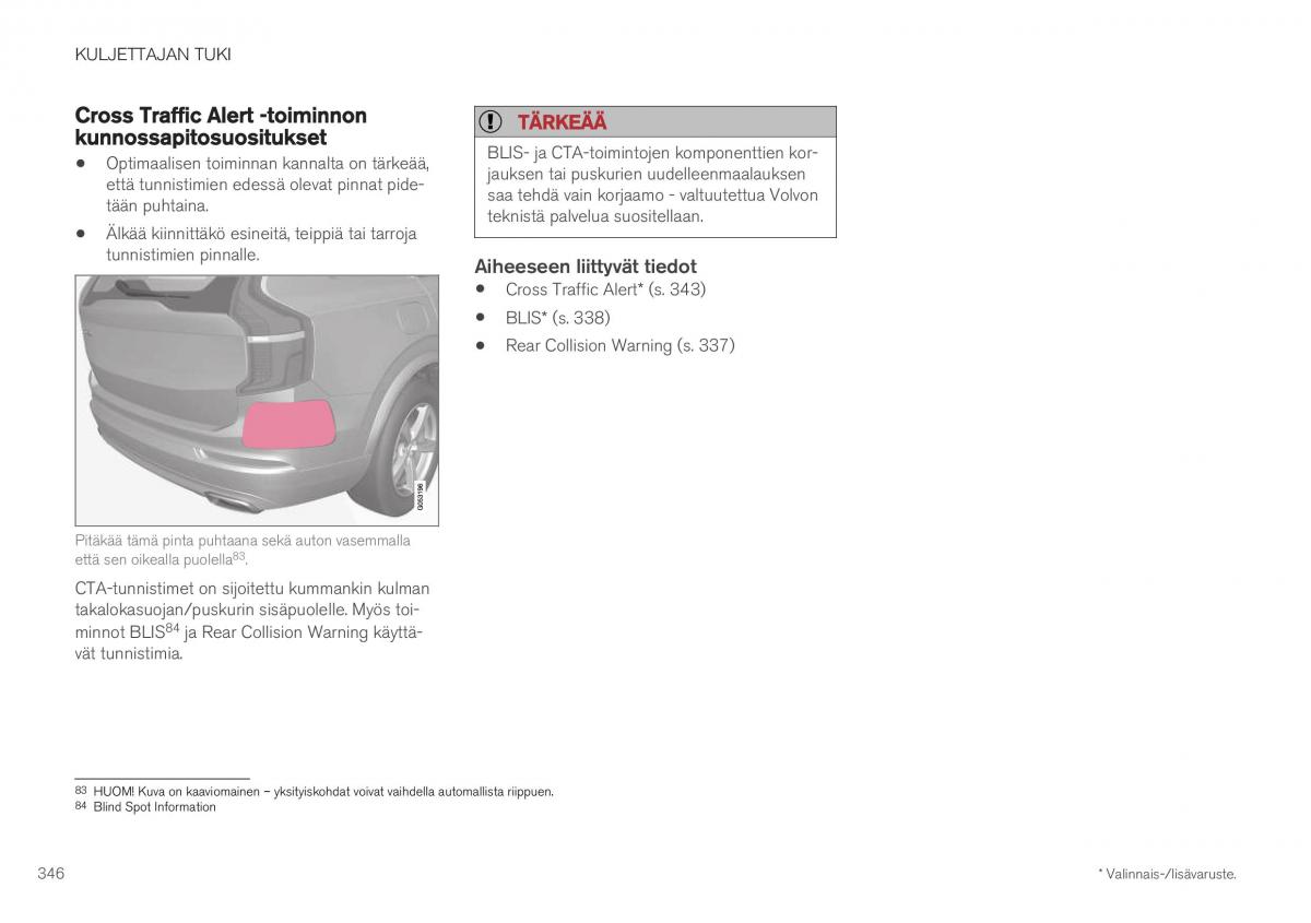 Volvo XC40 omistajan kasikirja / page 348