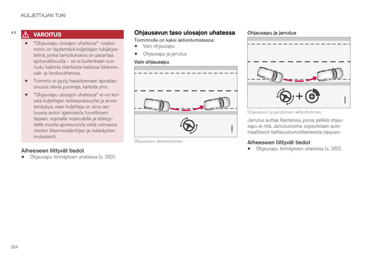 Volvo XC40 omistajan kasikirja / page 366