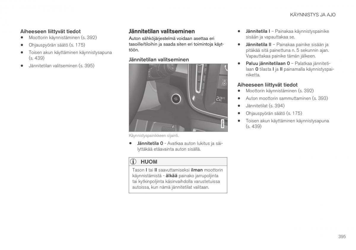 Volvo XC40 omistajan kasikirja / page 397