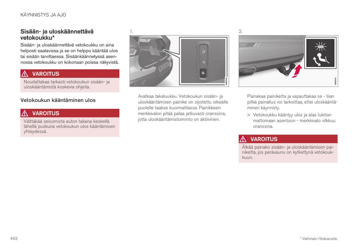 Volvo XC40 omistajan kasikirja / page 444