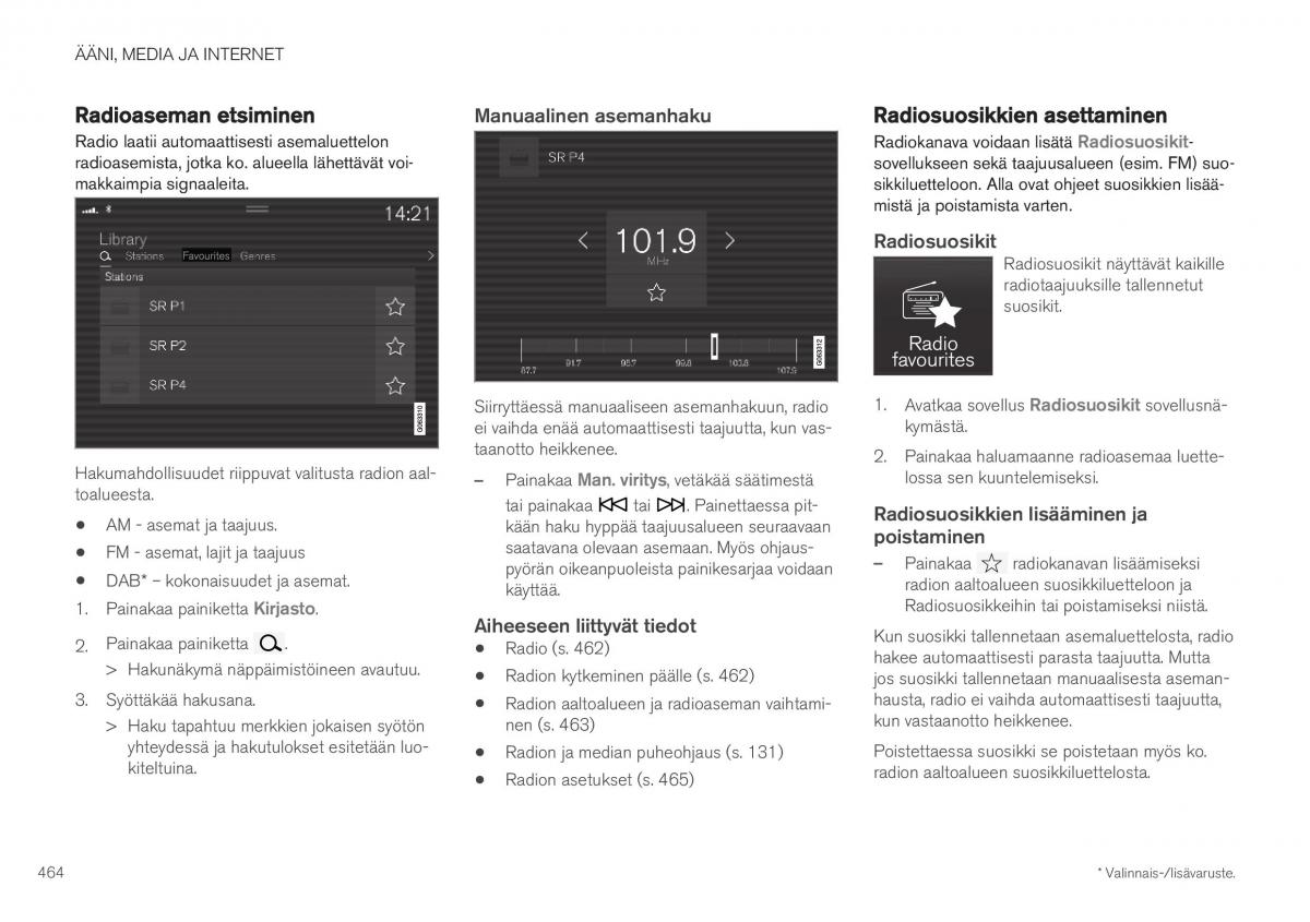 Volvo XC40 omistajan kasikirja / page 466