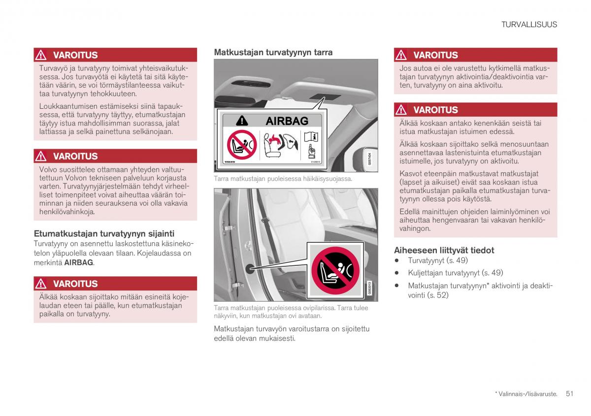 Volvo XC40 omistajan kasikirja / page 53