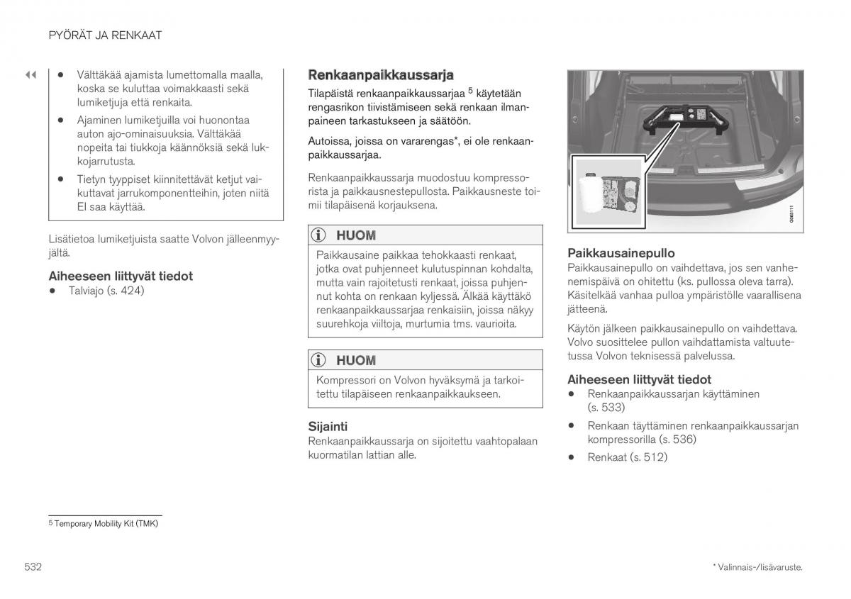 Volvo XC40 omistajan kasikirja / page 534