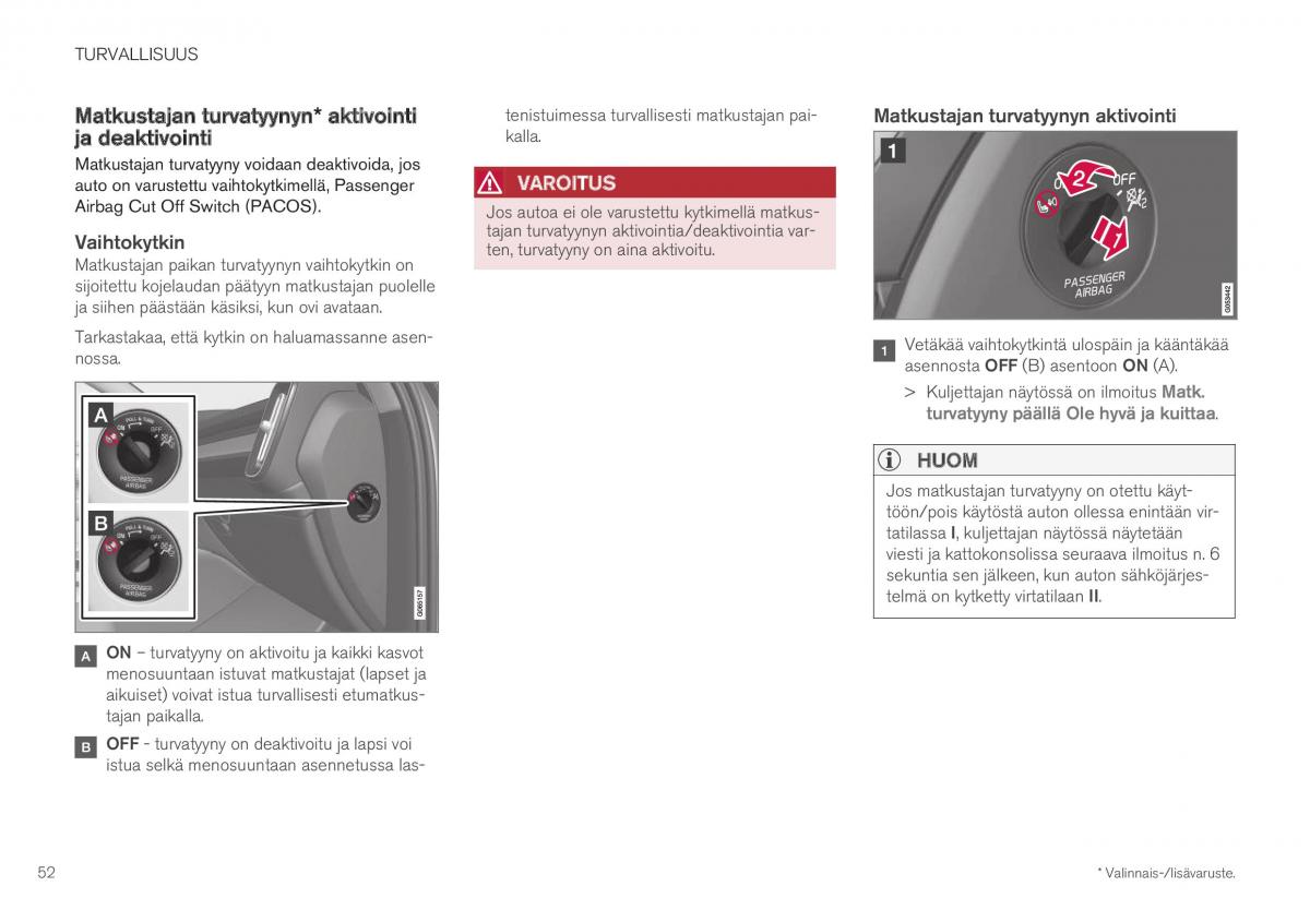 Volvo XC40 omistajan kasikirja / page 54