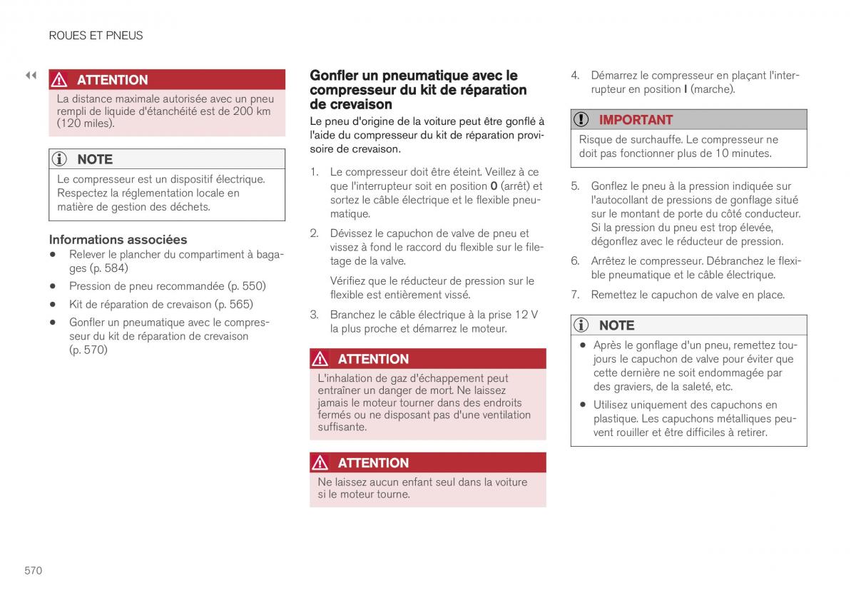 Volvo XC40 manuel du proprietaire / page 572