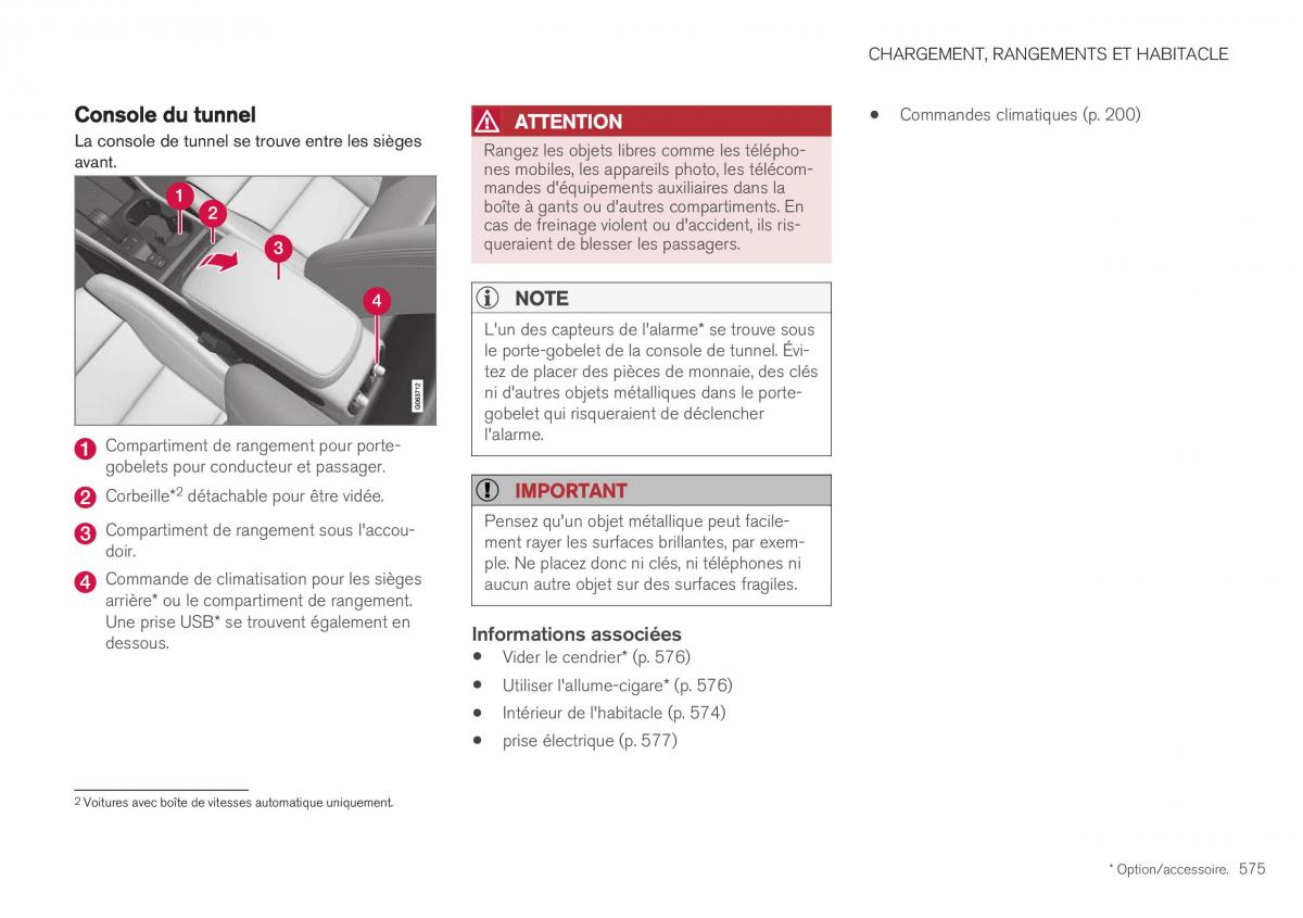 Volvo XC40 manuel du proprietaire / page 577