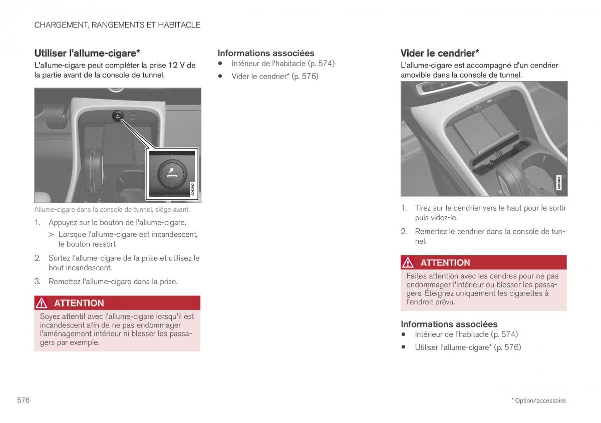 Volvo XC40 manuel du proprietaire / page 578