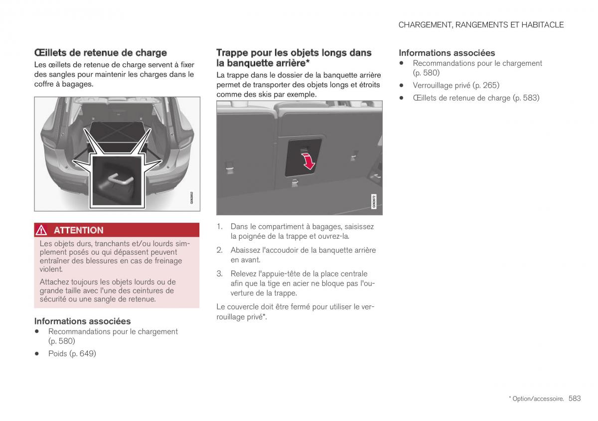 Volvo XC40 manuel du proprietaire / page 585