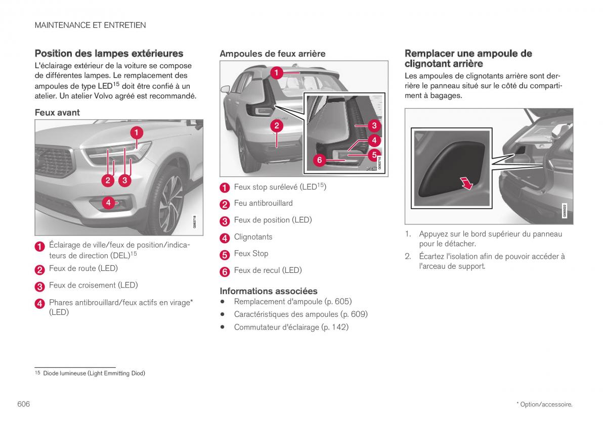 Volvo XC40 manuel du proprietaire / page 608