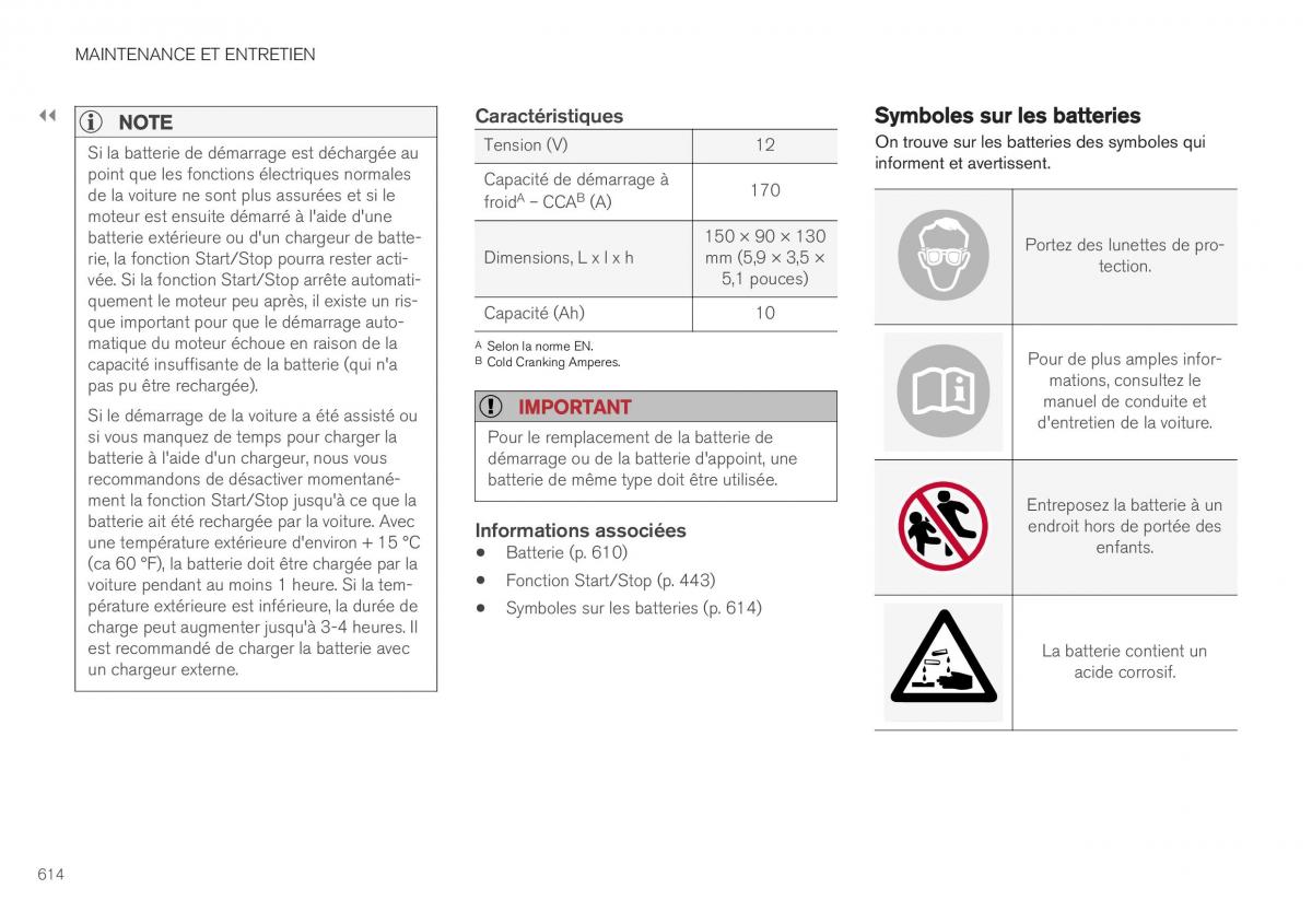 Volvo XC40 manuel du proprietaire / page 616