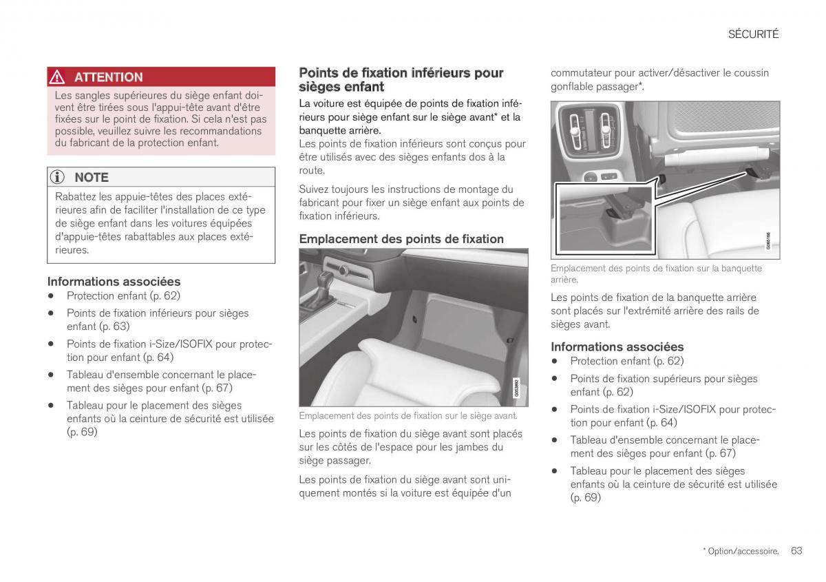 Volvo XC40 manuel du proprietaire / page 65