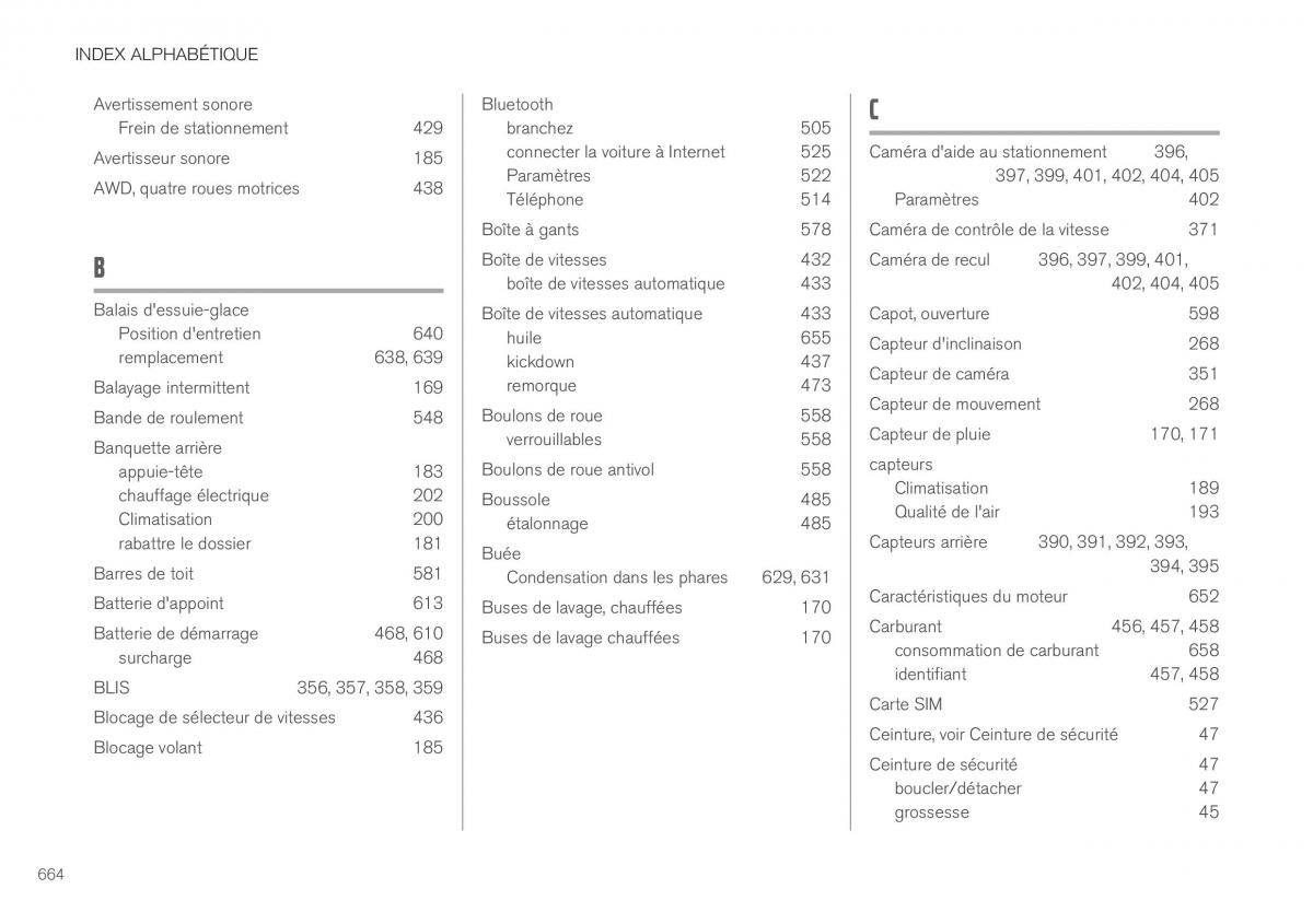 Volvo XC40 manuel du proprietaire / page 666