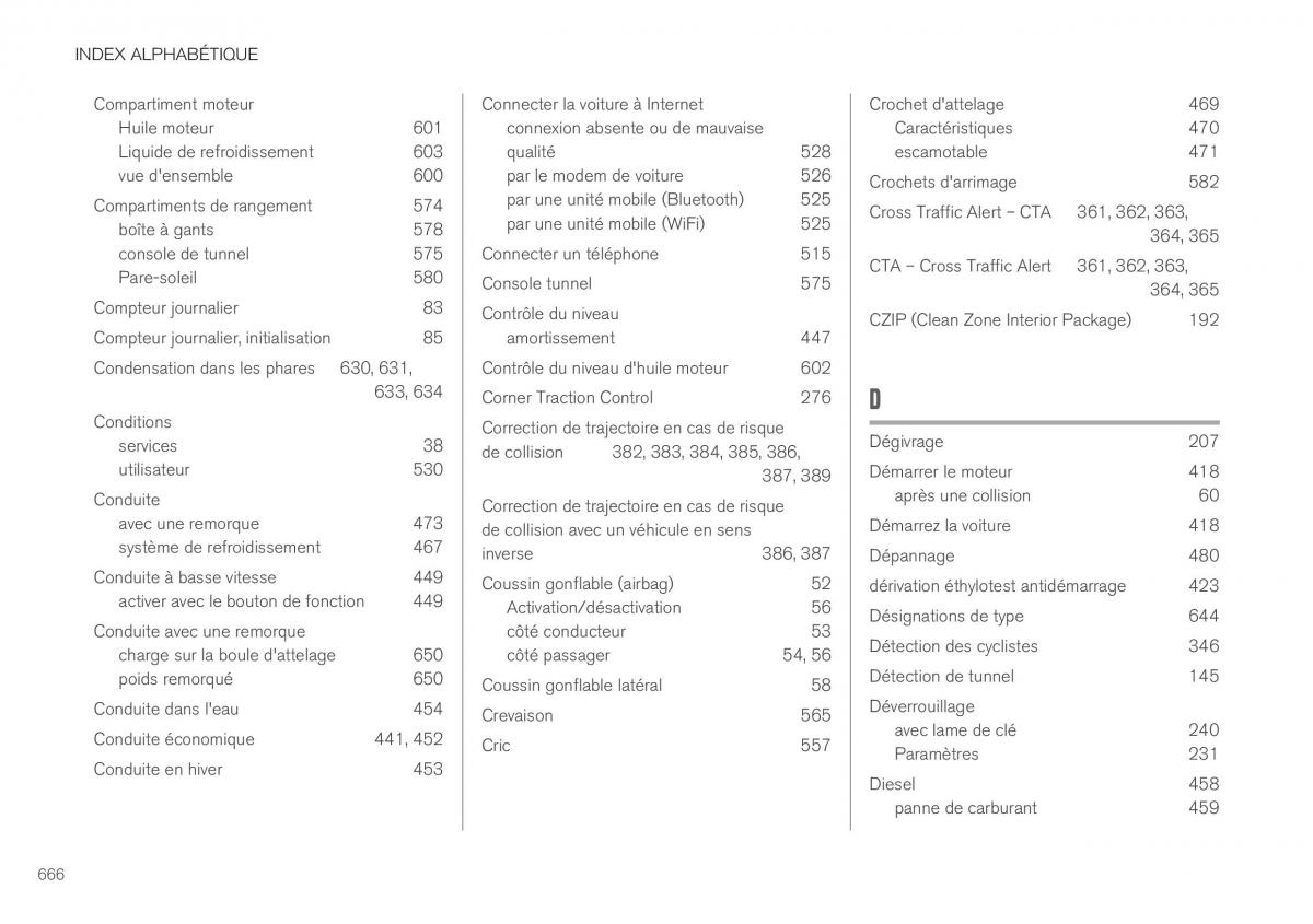 Volvo XC40 manuel du proprietaire / page 668