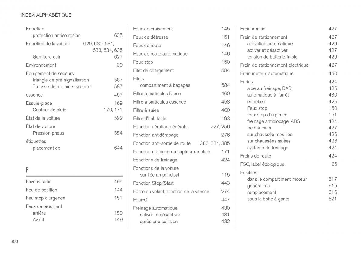 Volvo XC40 manuel du proprietaire / page 670