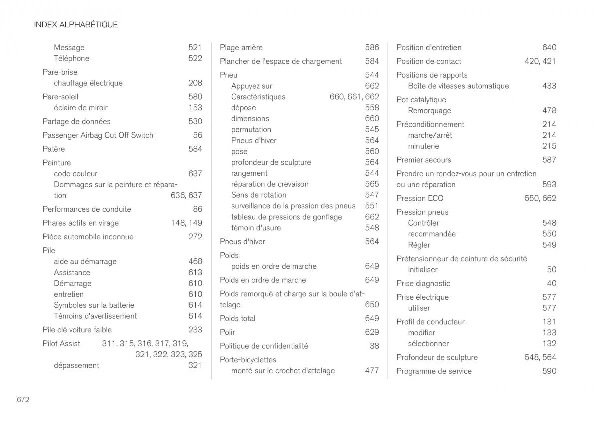 Volvo XC40 manuel du proprietaire / page 674