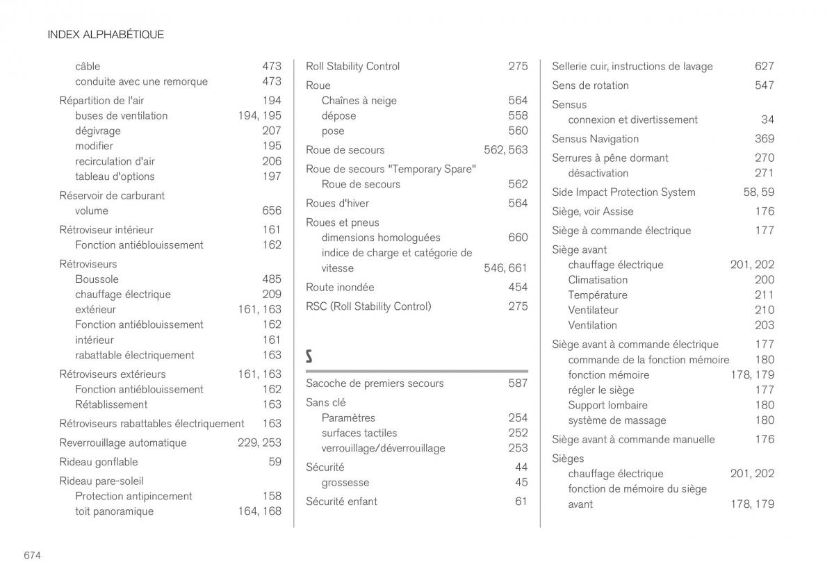 Volvo XC40 manuel du proprietaire / page 676