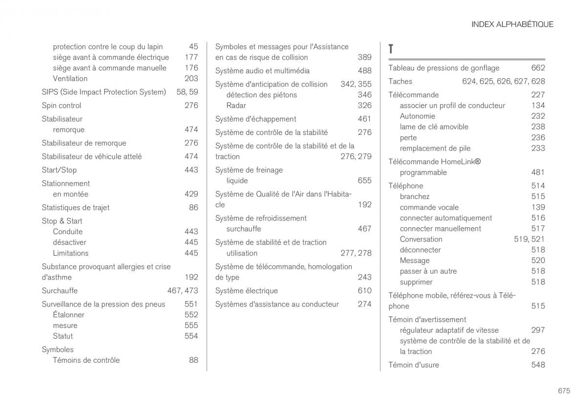 Volvo XC40 manuel du proprietaire / page 677