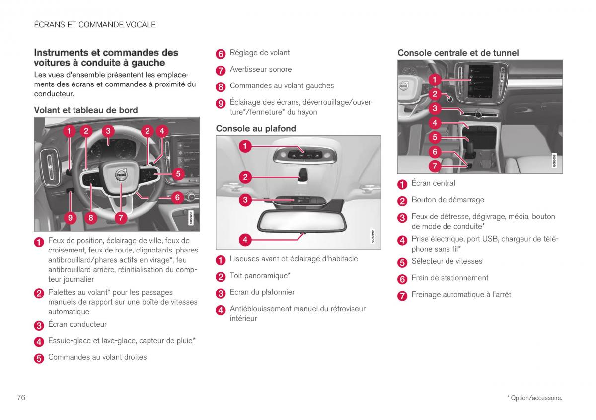 Volvo XC40 manuel du proprietaire / page 78