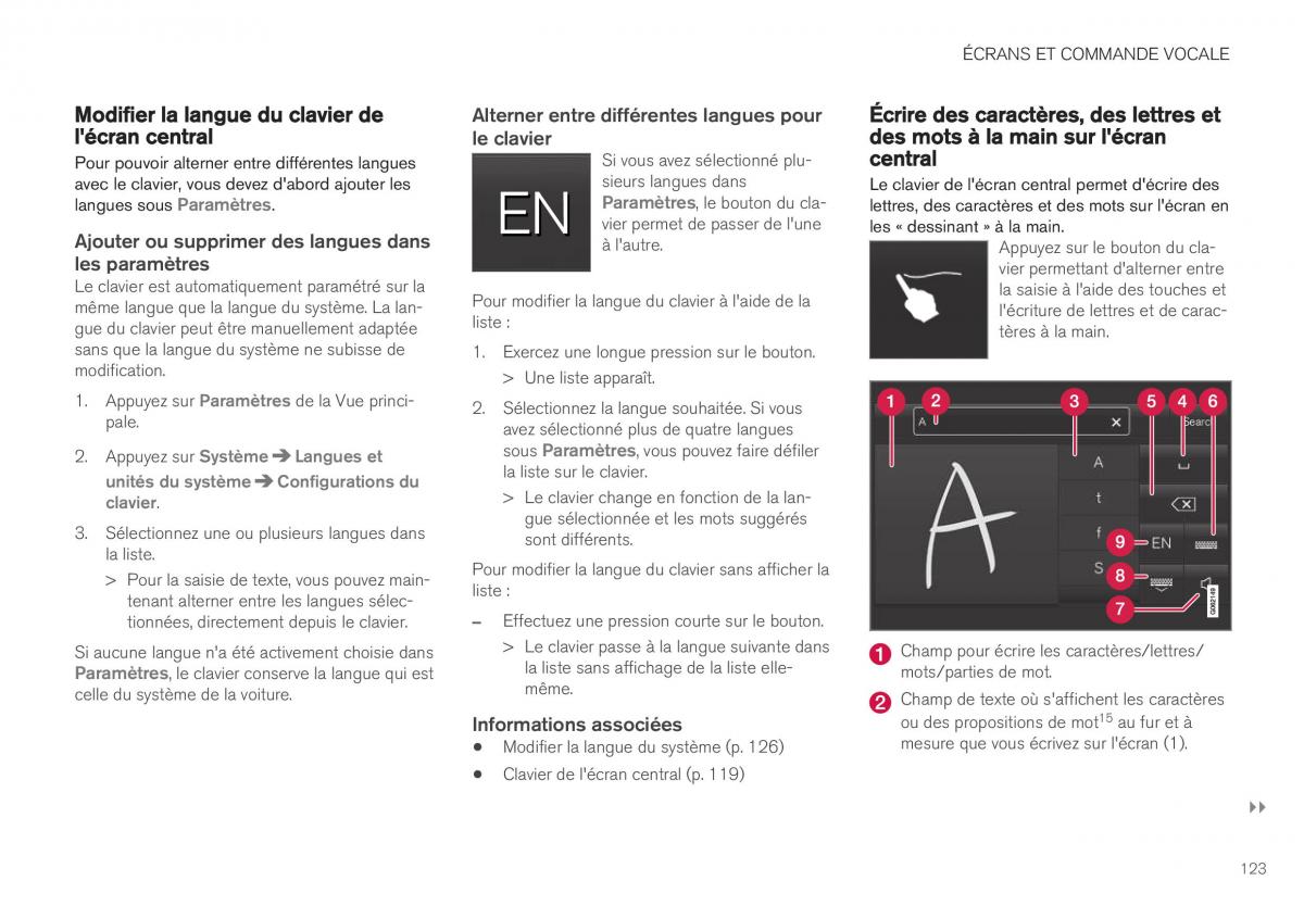 Volvo XC40 manuel du proprietaire / page 125