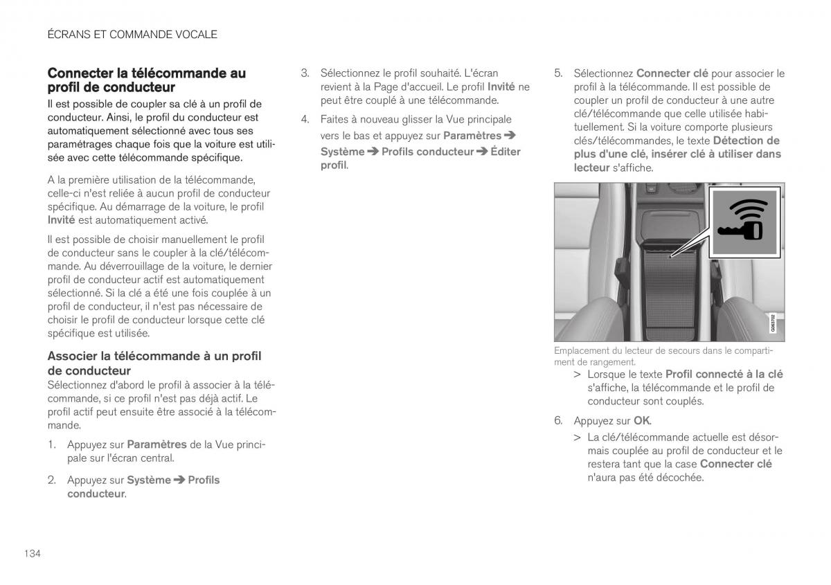 Volvo XC40 manuel du proprietaire / page 136