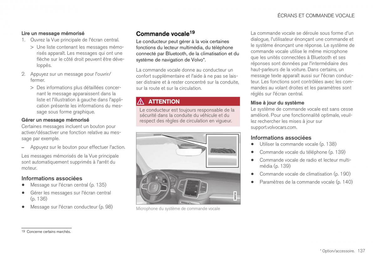 Volvo XC40 manuel du proprietaire / page 139