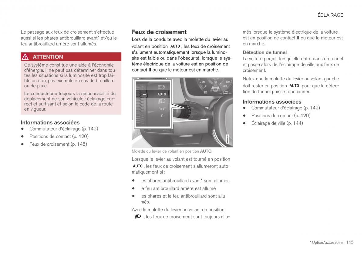 Volvo XC40 manuel du proprietaire / page 147