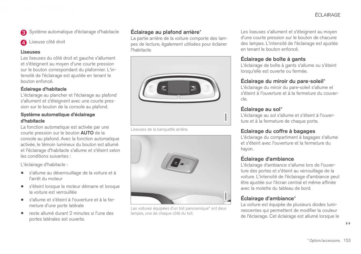 Volvo XC40 manuel du proprietaire / page 155