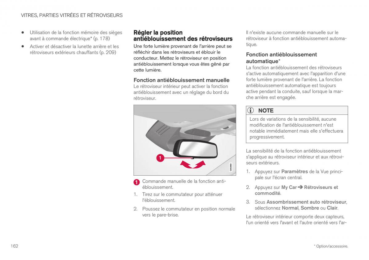 Volvo XC40 manuel du proprietaire / page 164